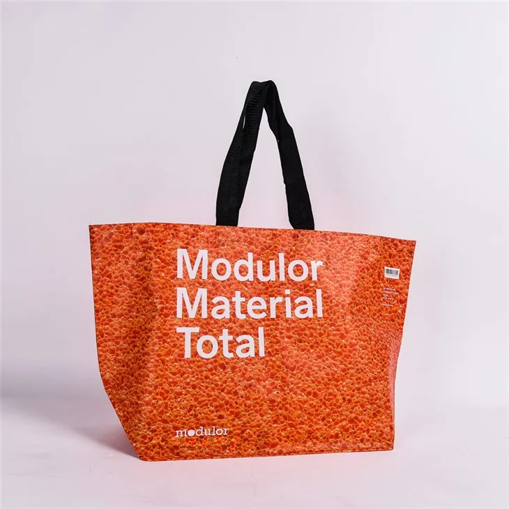 Branded lamineret RPET -indkøbspose