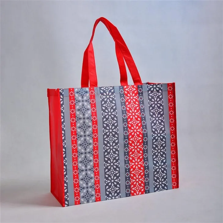 Lamineret ikke -vævet købmandstaske