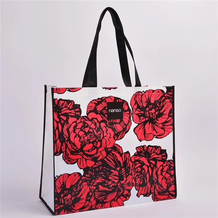 Ikke-vævede bæretasker med tryk